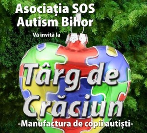 târg de crăciun pentru copiii cu autism SOS Oradea