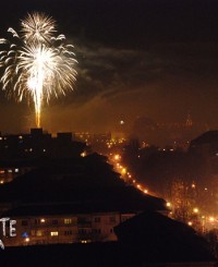 Focuri de artificii Revelion 2015 Evenimente Oradea