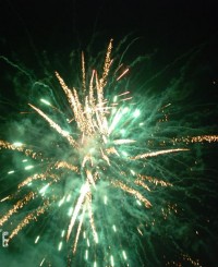 Focuri de artificii Oradea Revelion 2015 Primărie